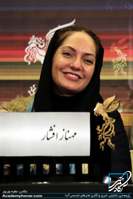 مهناز افشار نشست برف روی کاج ها