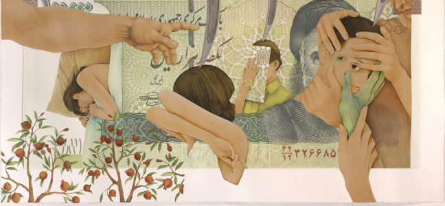 نمایشگاه سیمای پرندگان در موزه هنری نیوپورت آمریکا با هنرمندان ایرانی